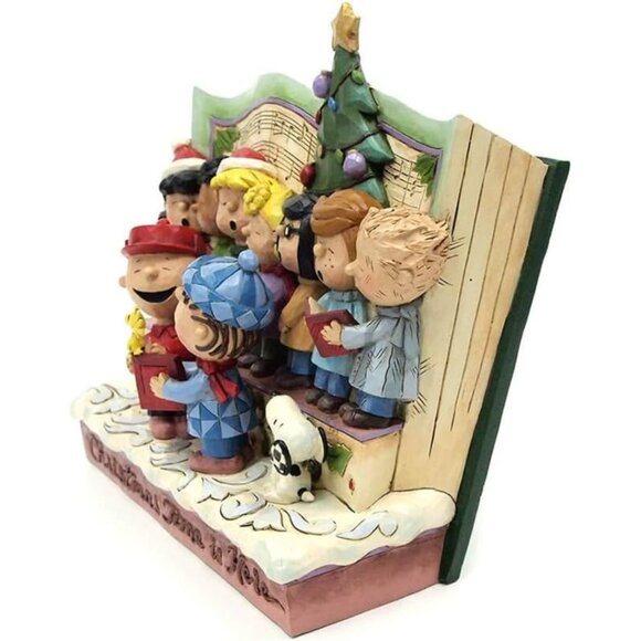 Enesco Jim Shore Peanuts Christmas Storybook Figurine 7.5" Multicolor NIB NEW - Picture 4 of 6
